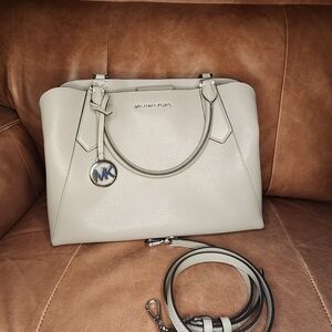 Michael Kors Kimberly Large Leather Satchel